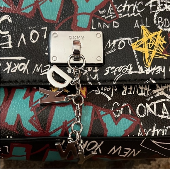 DKNY Black and Multicolor Crossbody Bag - Picture 2 of 6